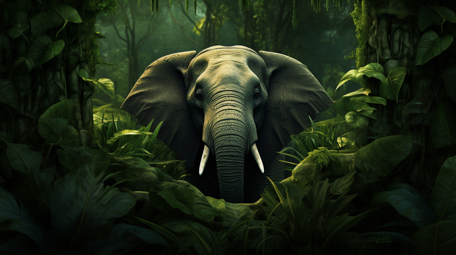 Serene 16:9 elephant wallpaper brings nature to your desktop
