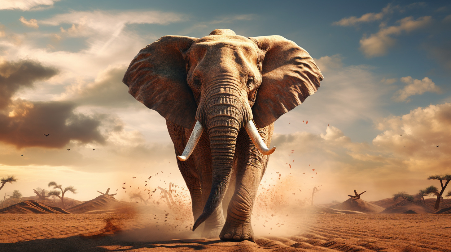 4K elephant wallpaper for a breathtaking desktop experience