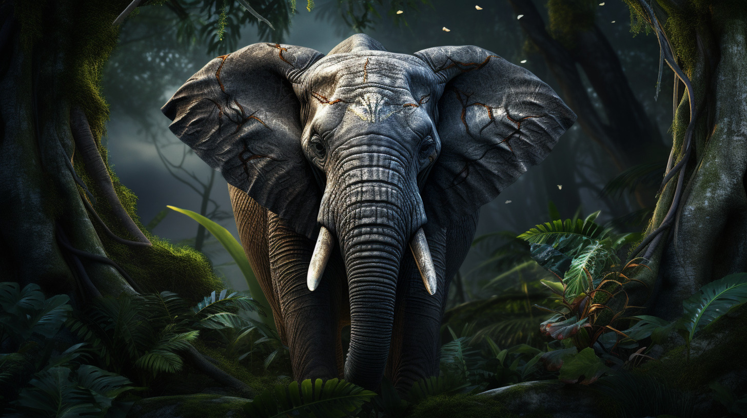 Desktop scenes come alive with HD pics of elephants