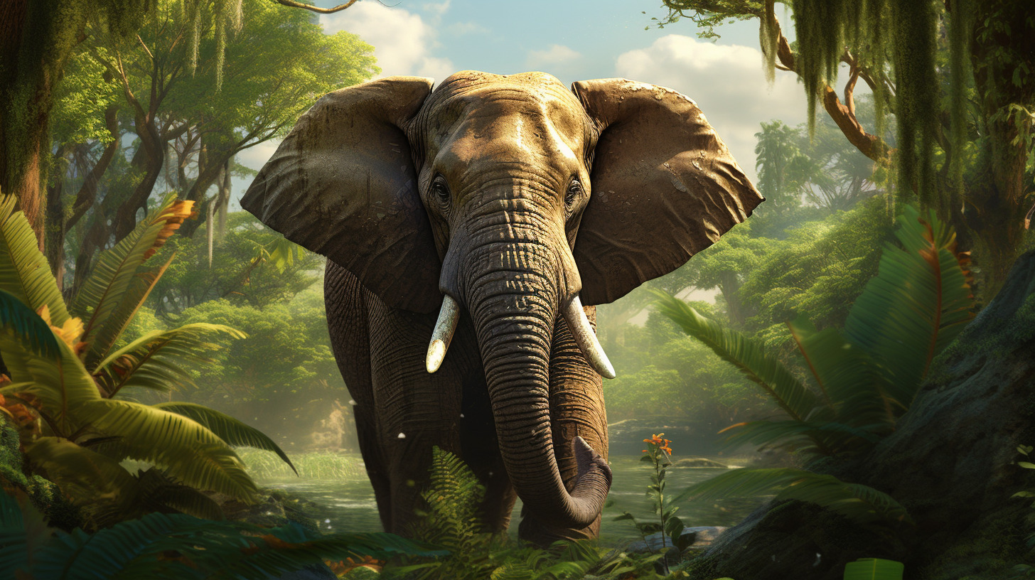 8K Elephant: Free Desktop Wallpaper