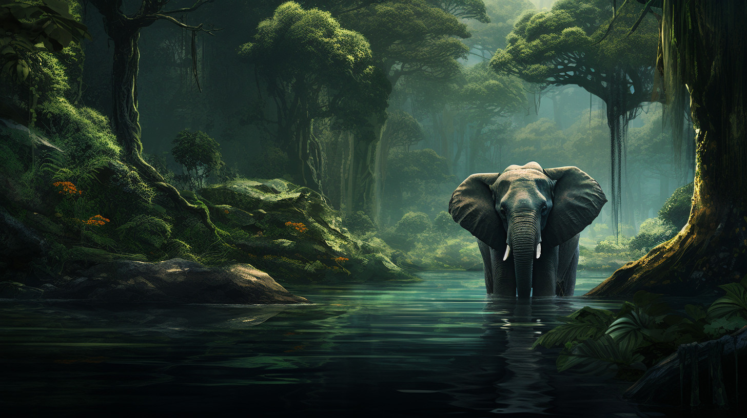 Pc Wallpapers: Elephant in 1920x1080