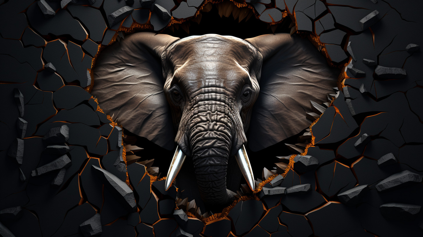 Immerse yourself in the beauty of ultra HD elephant stock photos