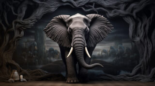3D elephant wonders unfold in stunning desktop wallpapers