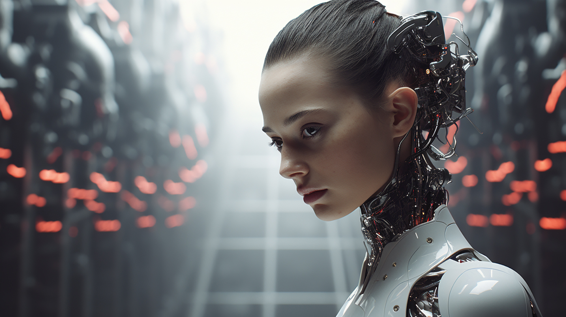 Machine Dreams: Futuristic AI Wallpaper Extravaganza