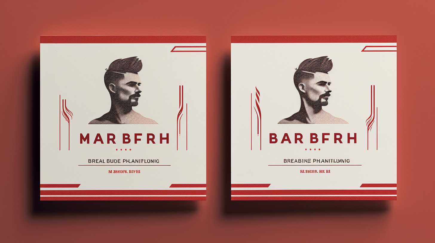 Barber Business Card Brilliance in HD