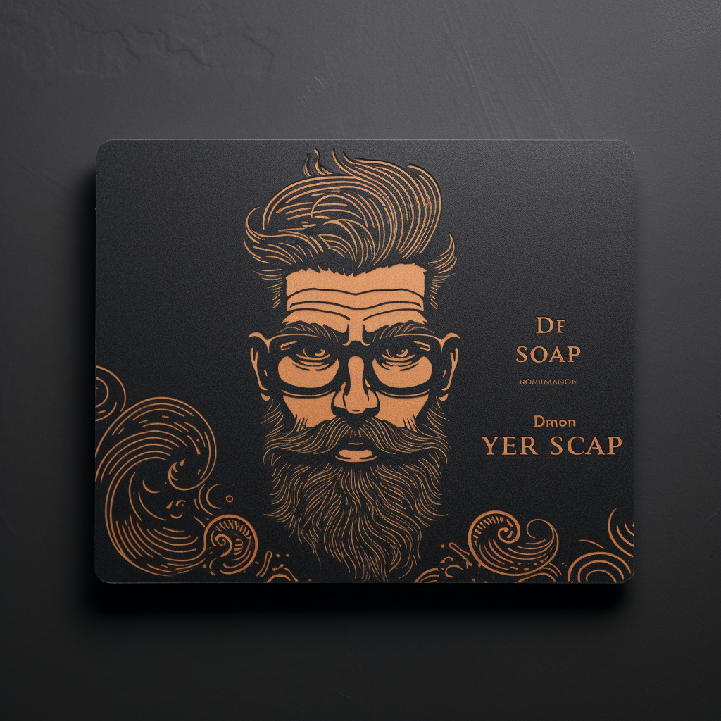 Stock Photos Bearded Man Barber Business Card Ideas