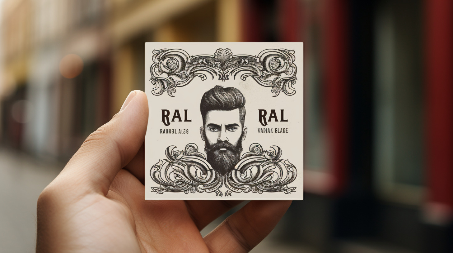 Bearded Man Barber Card Inspiration in Ultra HD Quality