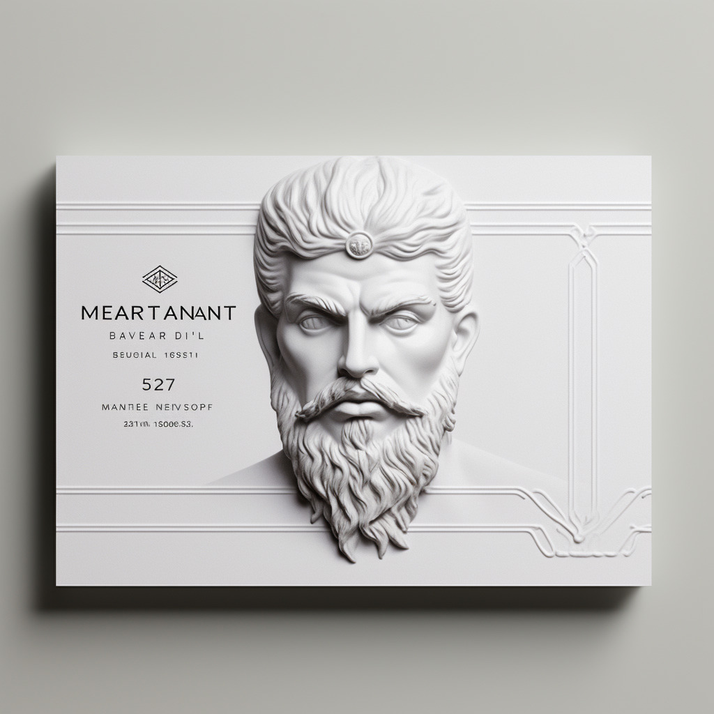 Barber's Signature Style Business Card theme for photoshop