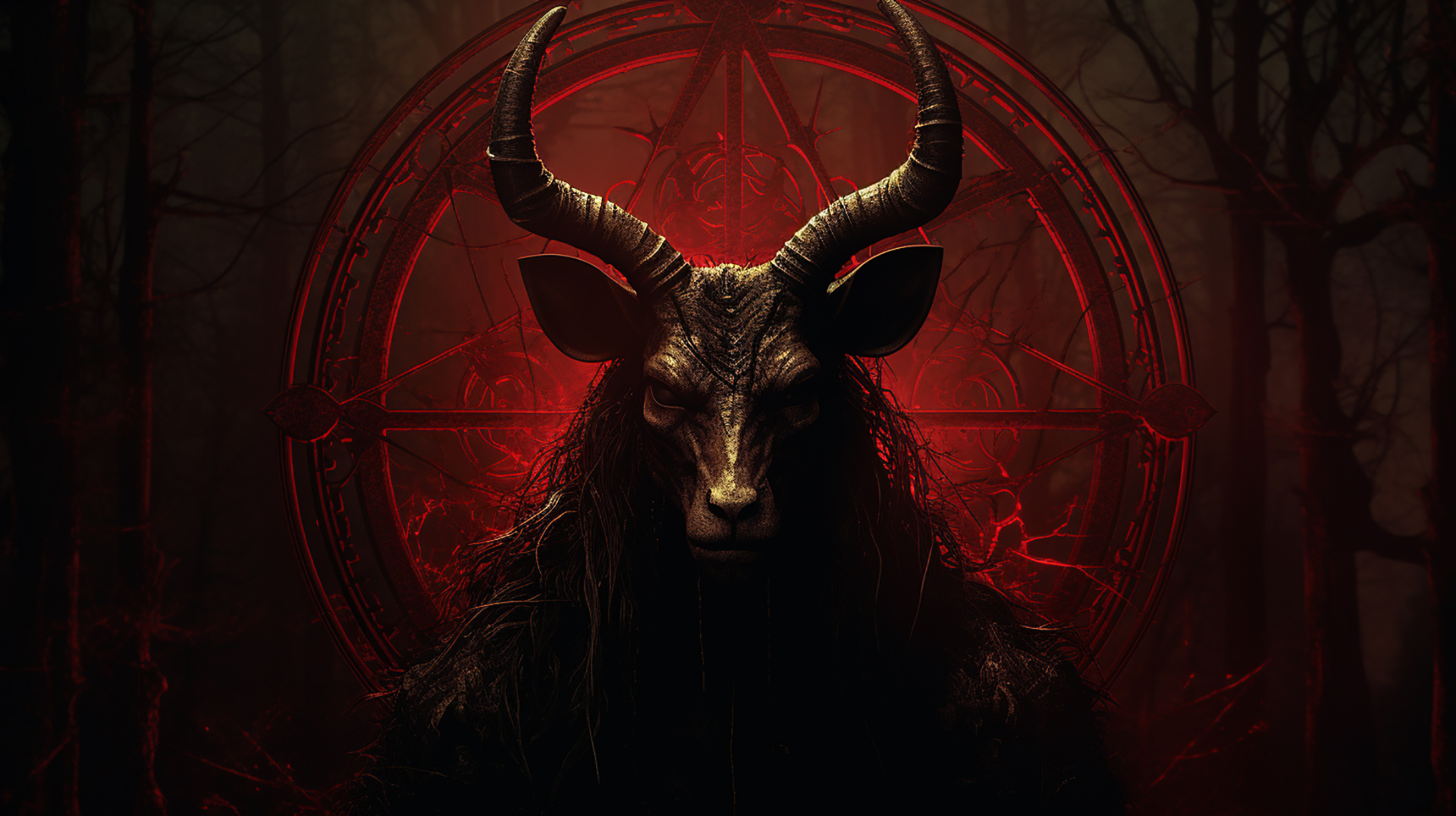 Devilish Delight: Dark Satanic AI 4K Desktop Backgrounds