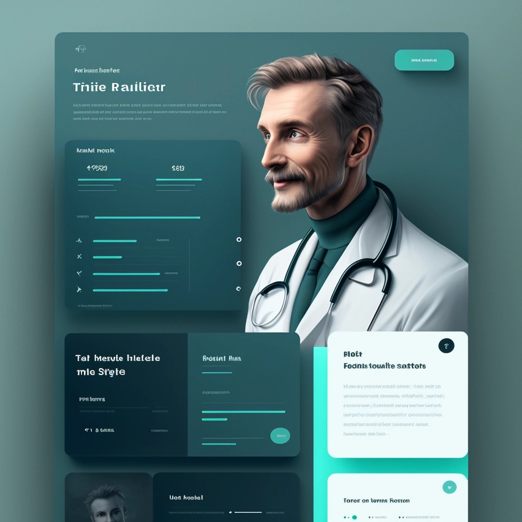 Craft a visually appealing and informative doctor's profile for the clinic website