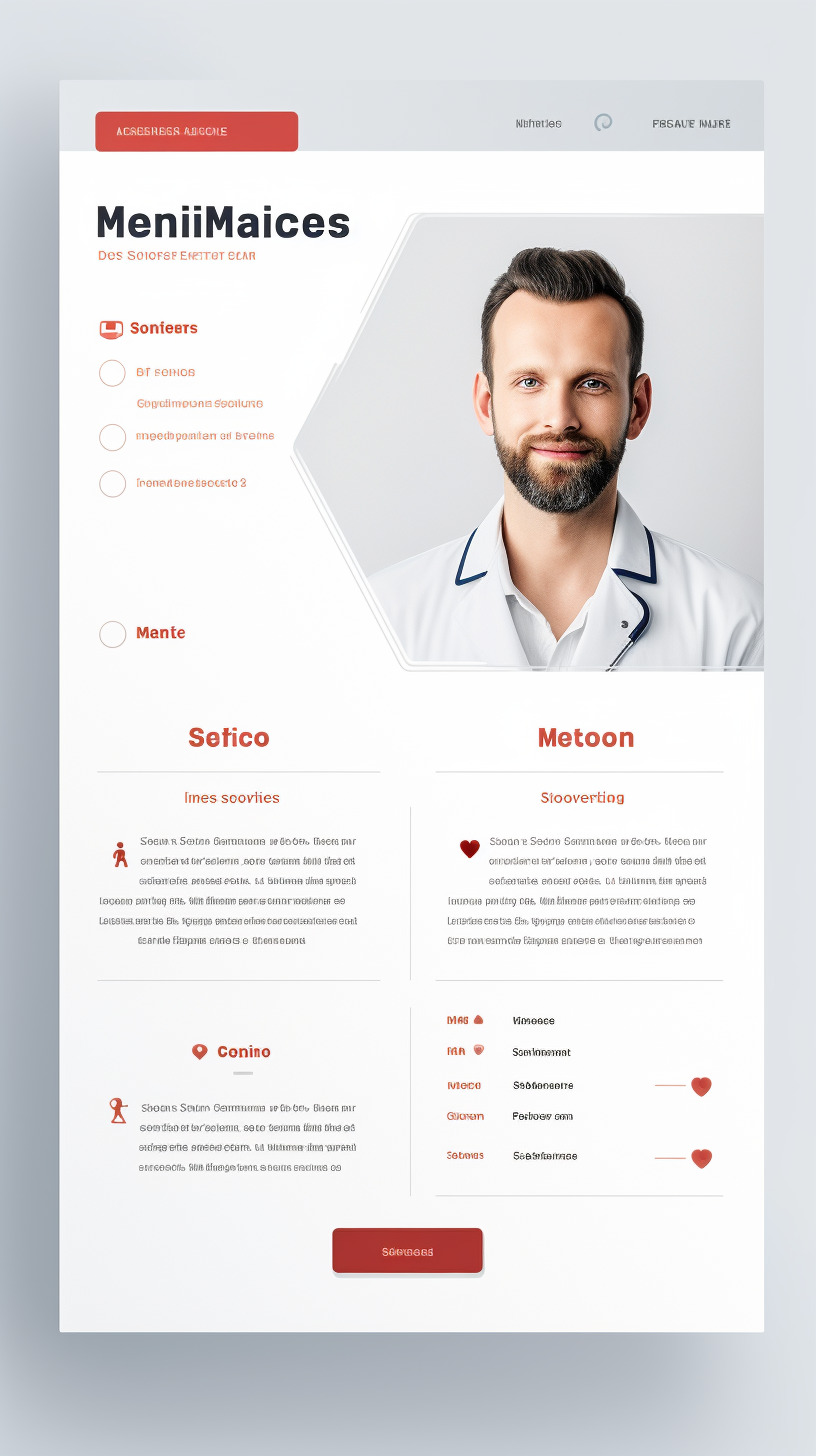 Transform data into design: Ideas for a dynamic doctor's profile on the website