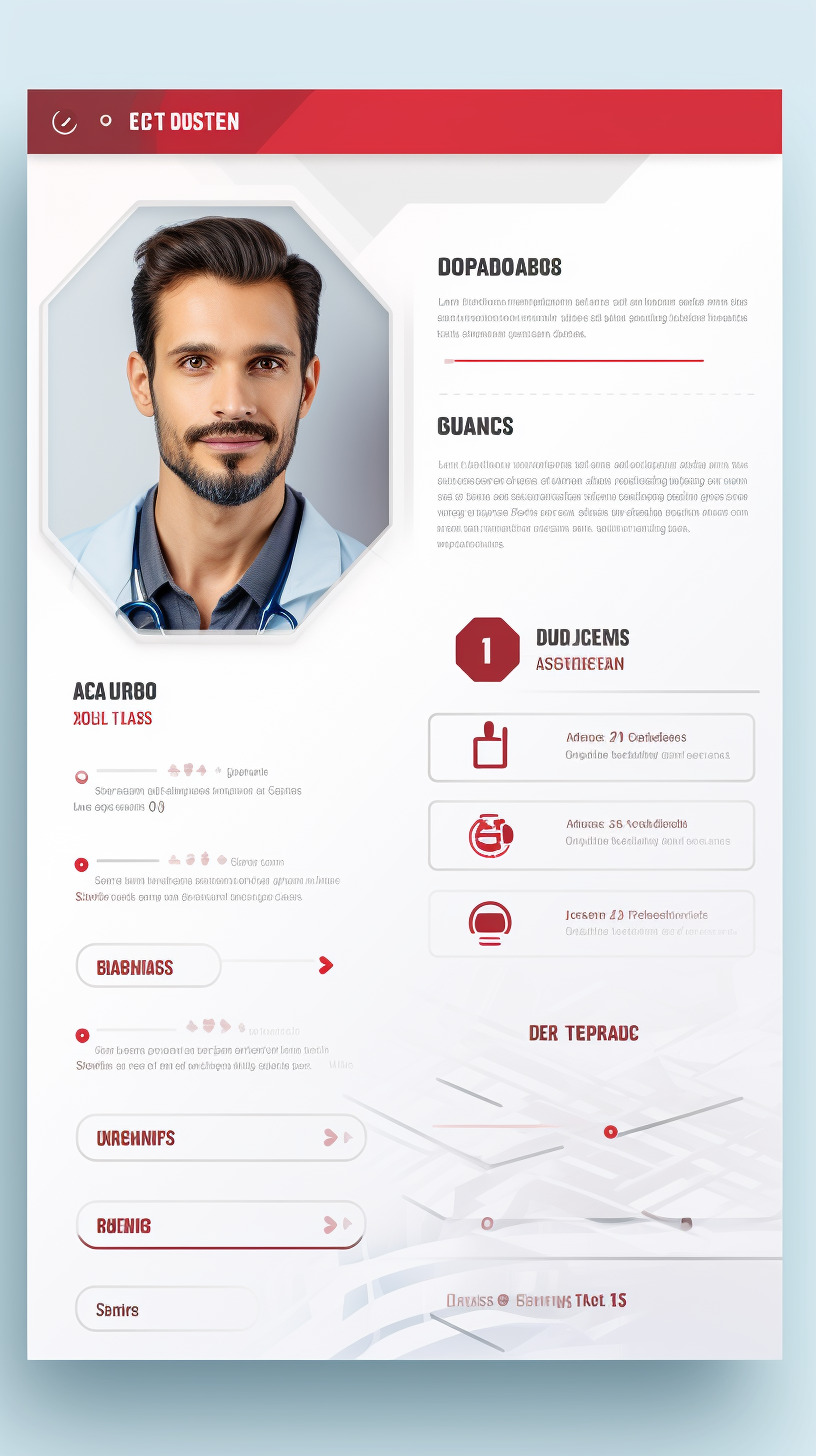 Sculpting Professionalism: Doctor Profile Page Template Ideas