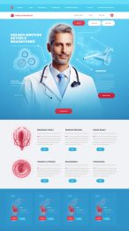 Build a professional online presence with medical templates