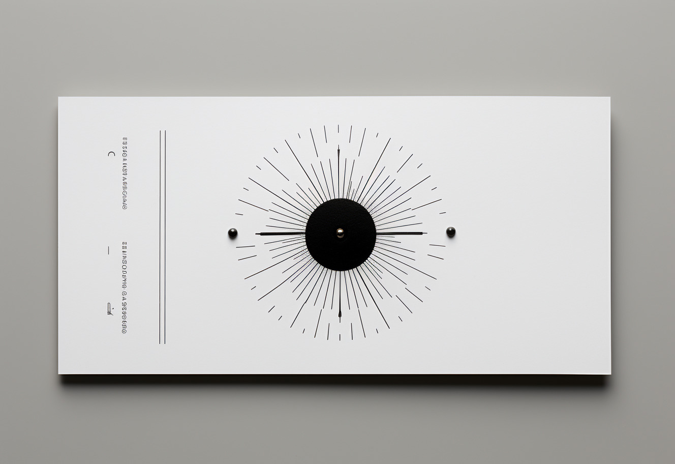 Artistry in Simplicity: 5K Minimal Watch-Themed Business Cards