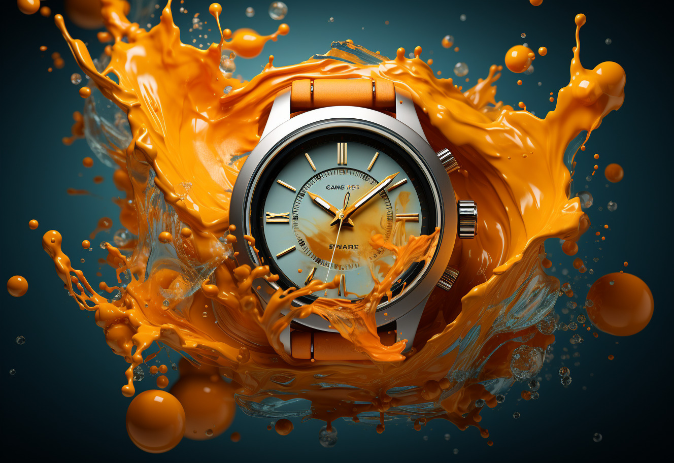 Free Download: Stunning 8K Watch Ad PSD Template