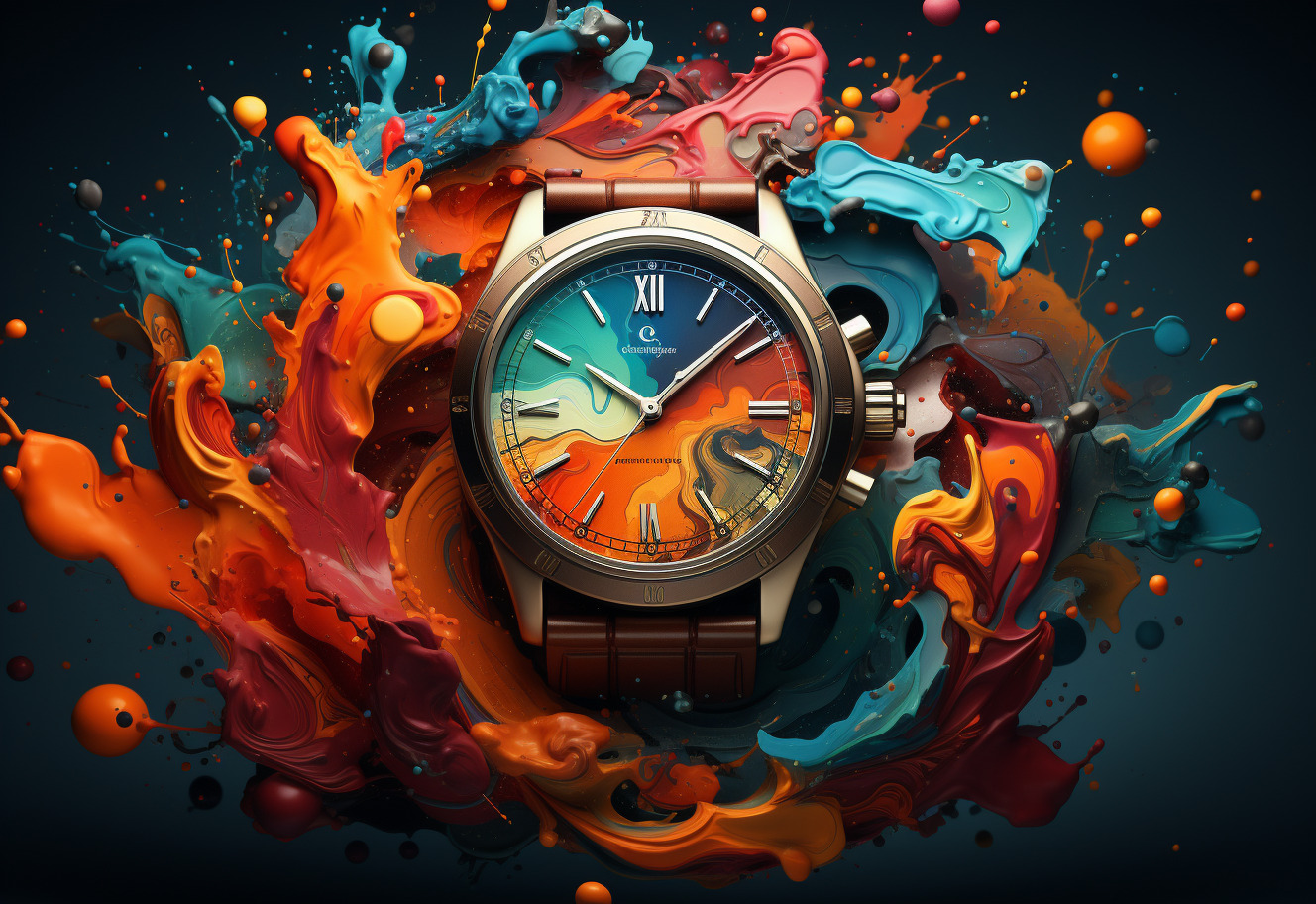 Elevate Your Brand with 4K Watch Advertising Posters