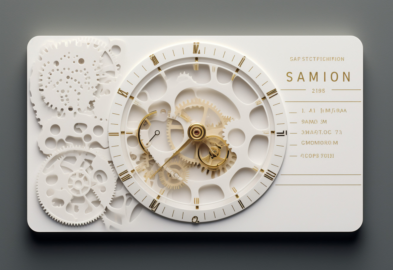 Picture Perfect: Watch-Inspired HD Business Card Designs