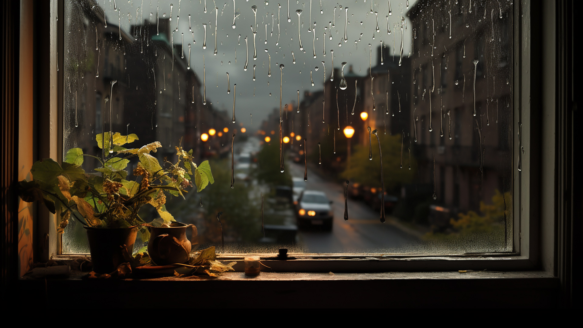 Gentle Rainfall - HD Pics for a Rainy Day Desktop