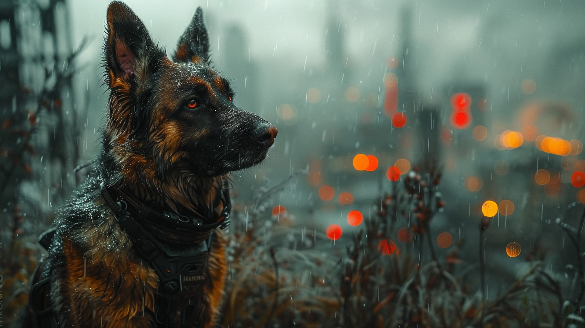 Desktop Backgrounds: AI-Generated Dog Images in 4K