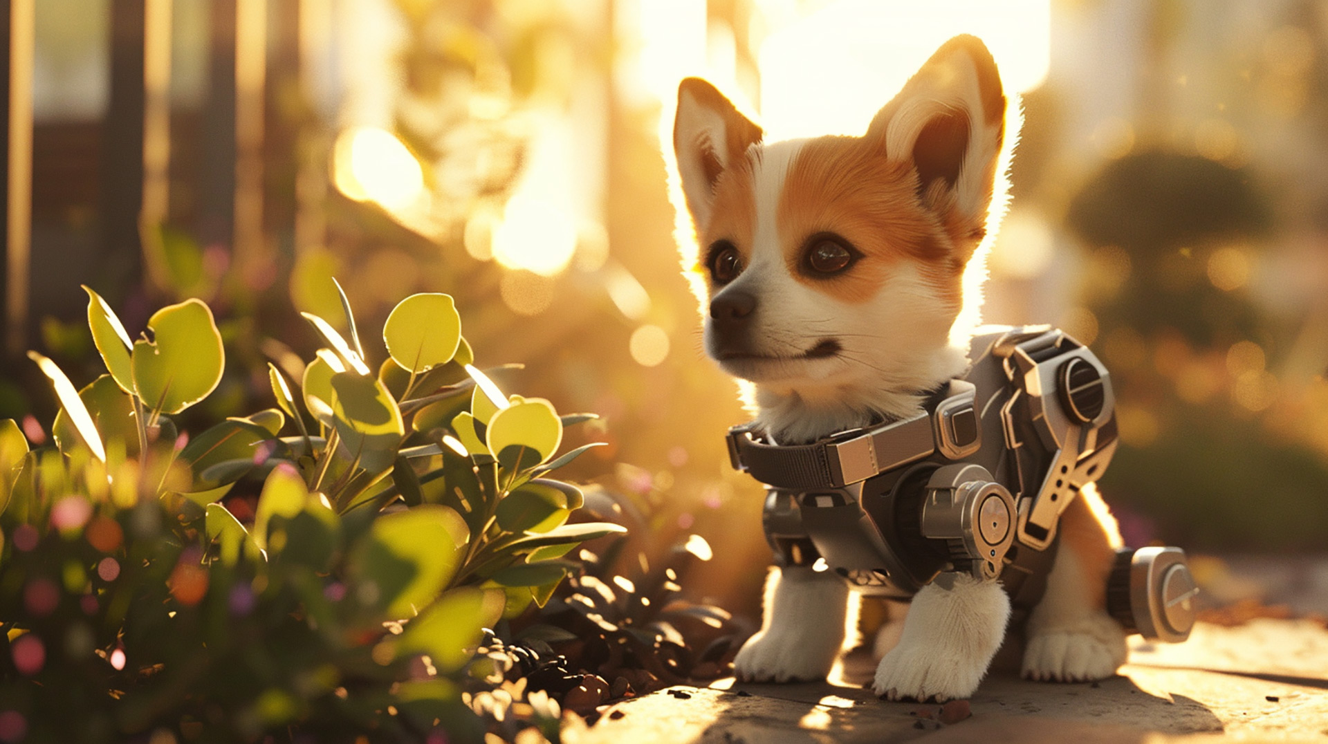 Brighten Your Day with Cute AI Dog Wallpapers in 4K
