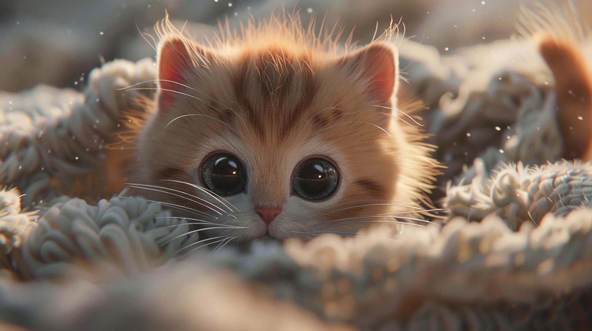 Discover AI-Generated Cute Cat Images in 1920x1080