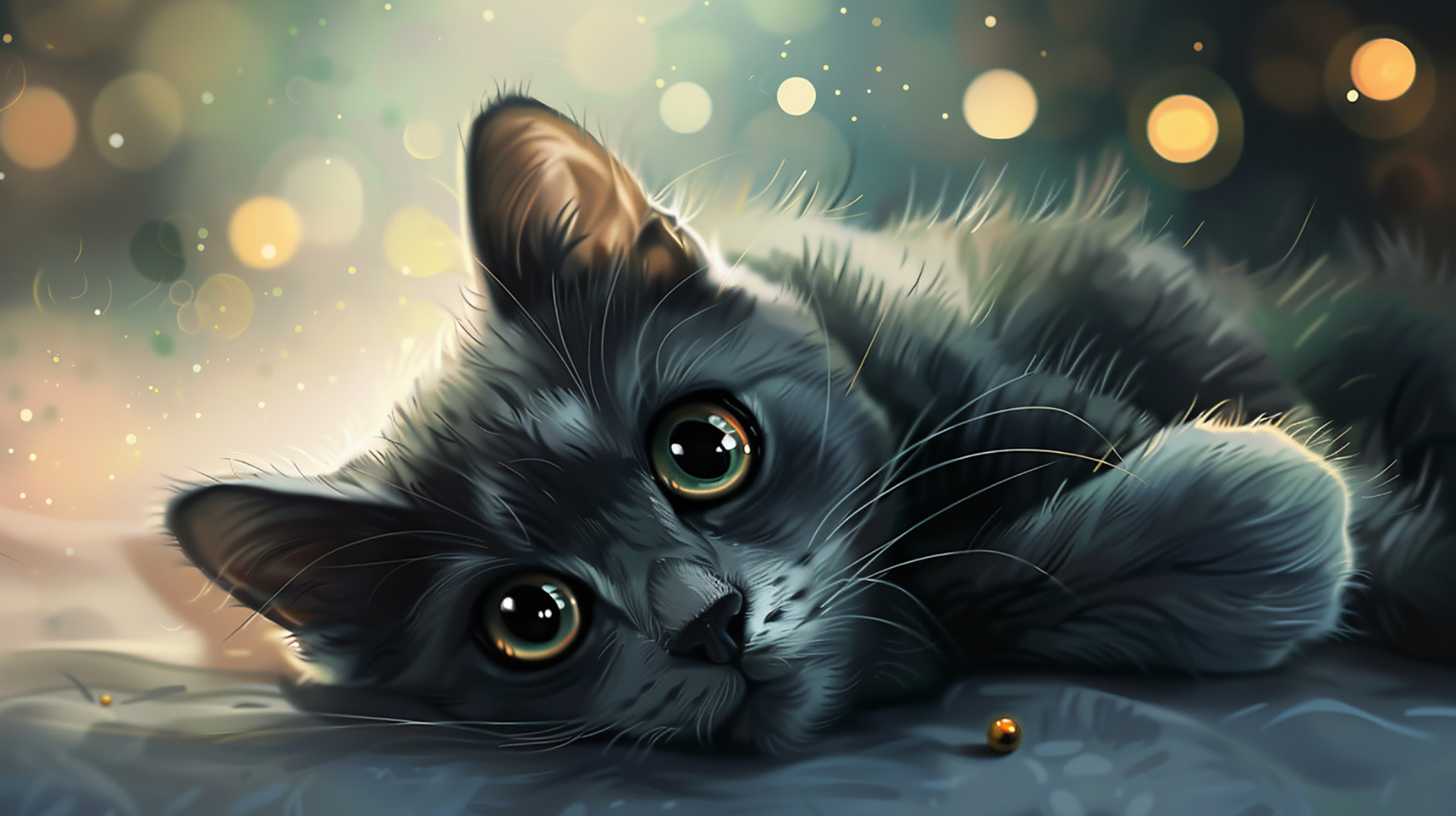 Cute Cat Digital Backgrounds: AI-Crafted in High Resolution