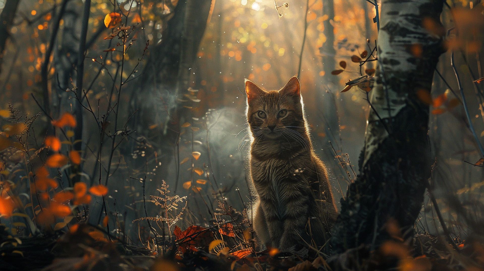 Delightful Cute Cat Backgrounds, Crafted by AI in 8K