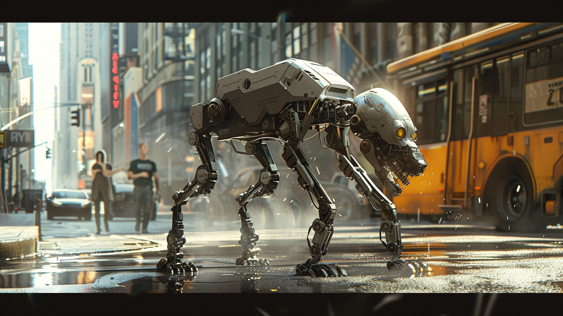Sci-Fi Canines: Futuristic Robot Dog Images in 8K