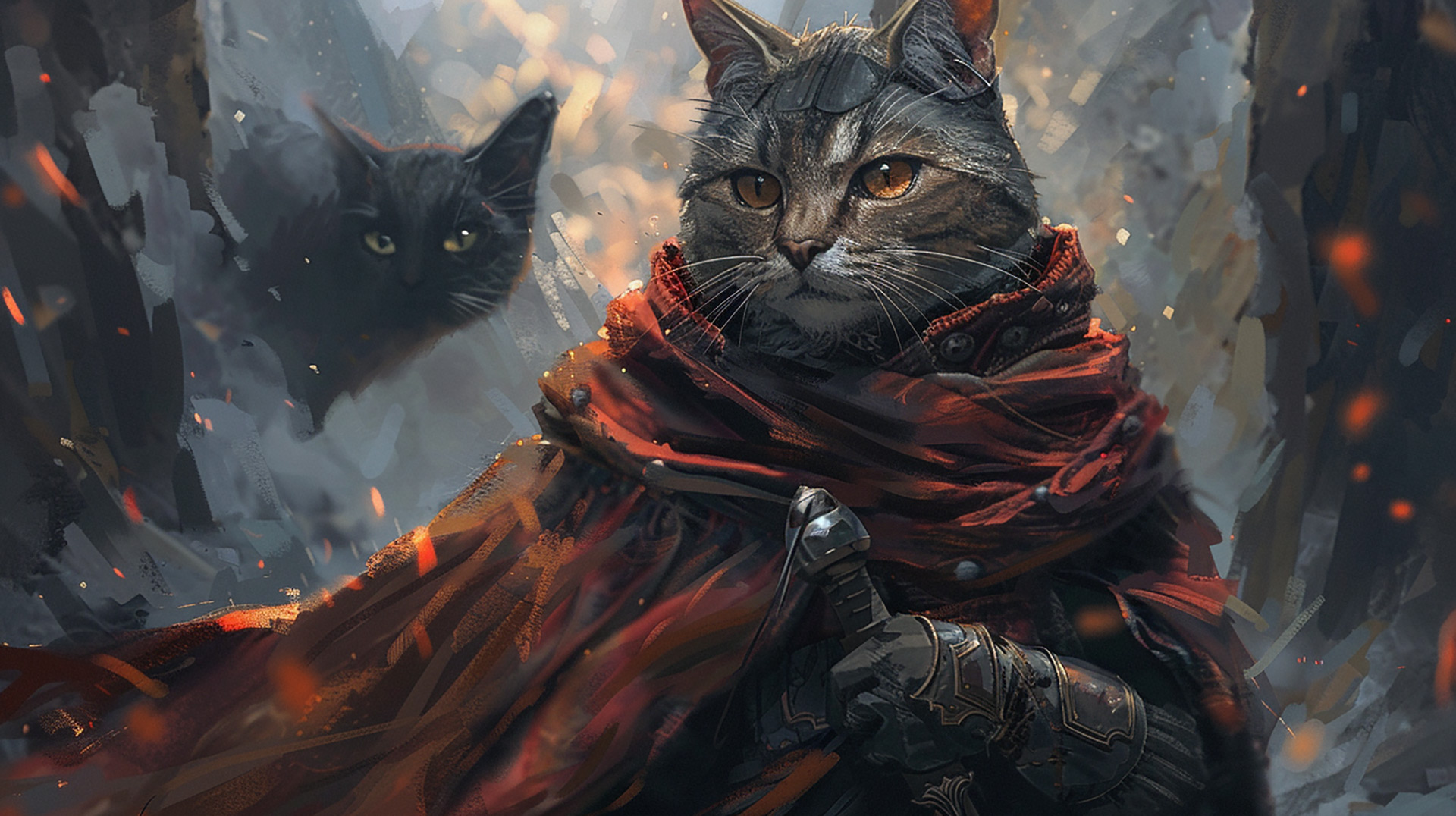 Explore the Fantasy Realm with Humanoid Cat Rogue Wallpapers in Ultra HD