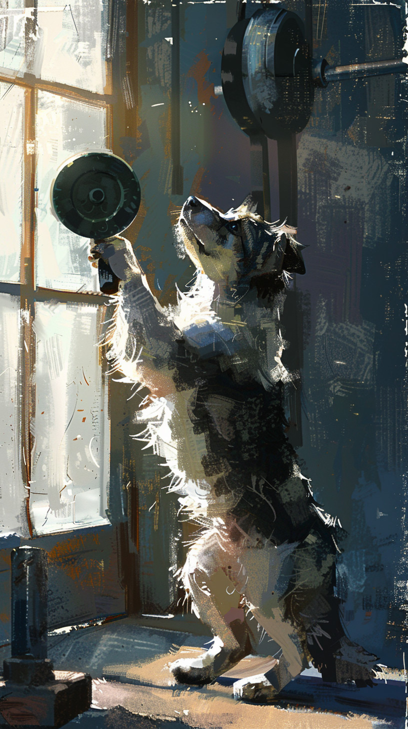 Painterly Pooches: Artistic Dog Themes for OnePlus Devices