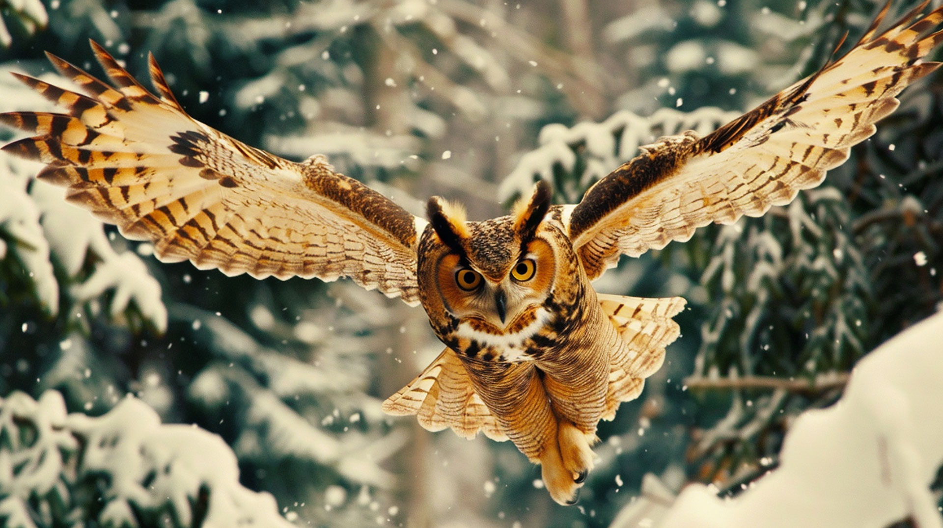 Owl HD Wallpaper: 16:9 Aspect Ratio