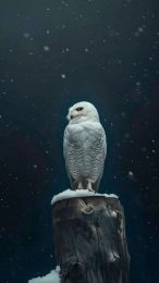 Minimalist Owl Wallpaper for Oppo Phones: Free