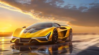 Supercar Illustrations: Ultra HD Wallpaper