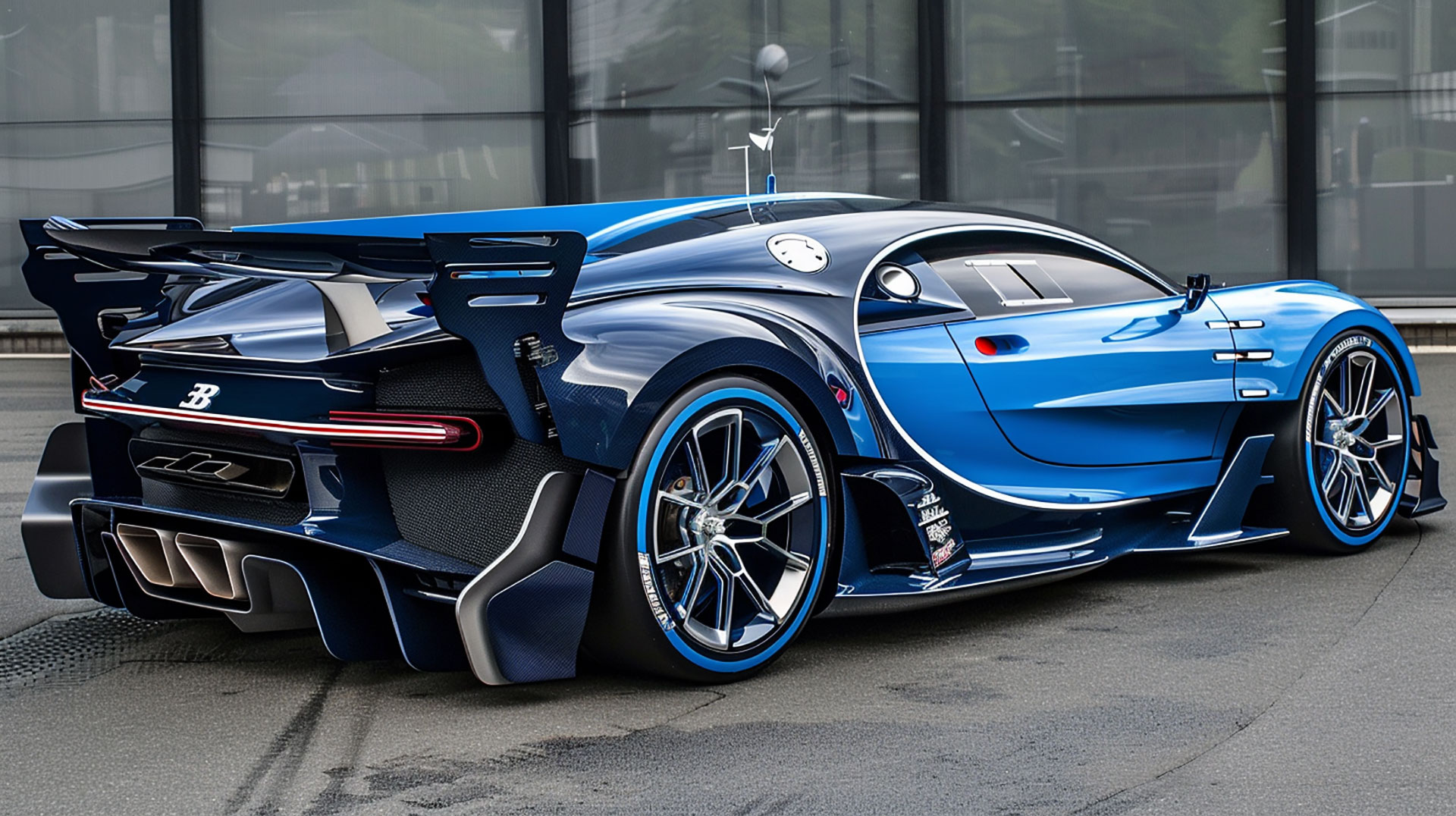 Sleek Bugatti Supercar Wallpaper: 4K Resolution