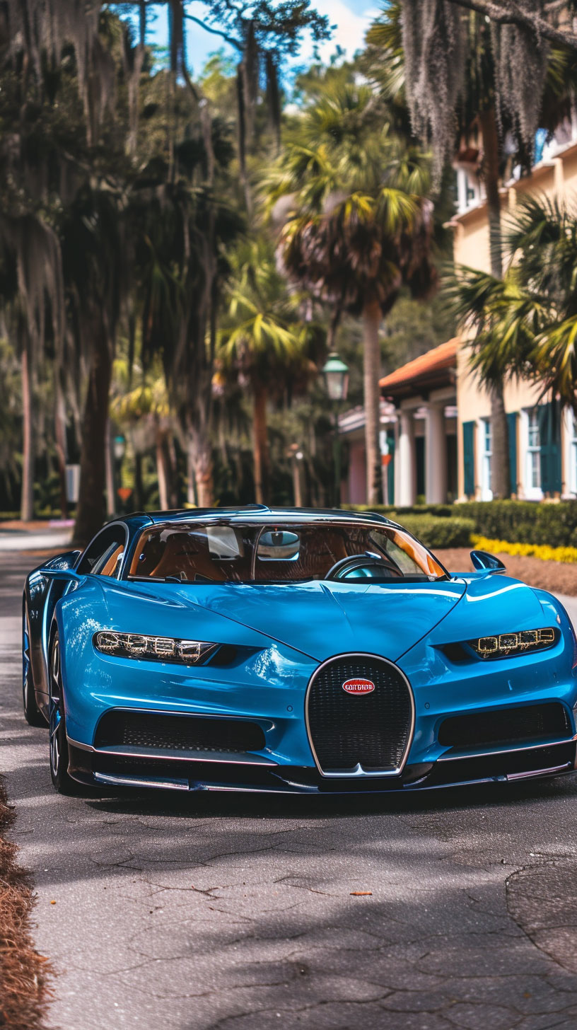 4K Bugatti Supercar Mobile Background for Android