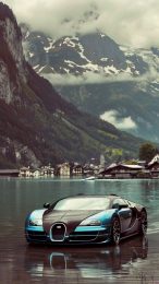 Sleek Bugatti Supercar Wallpaper for Google Pixel