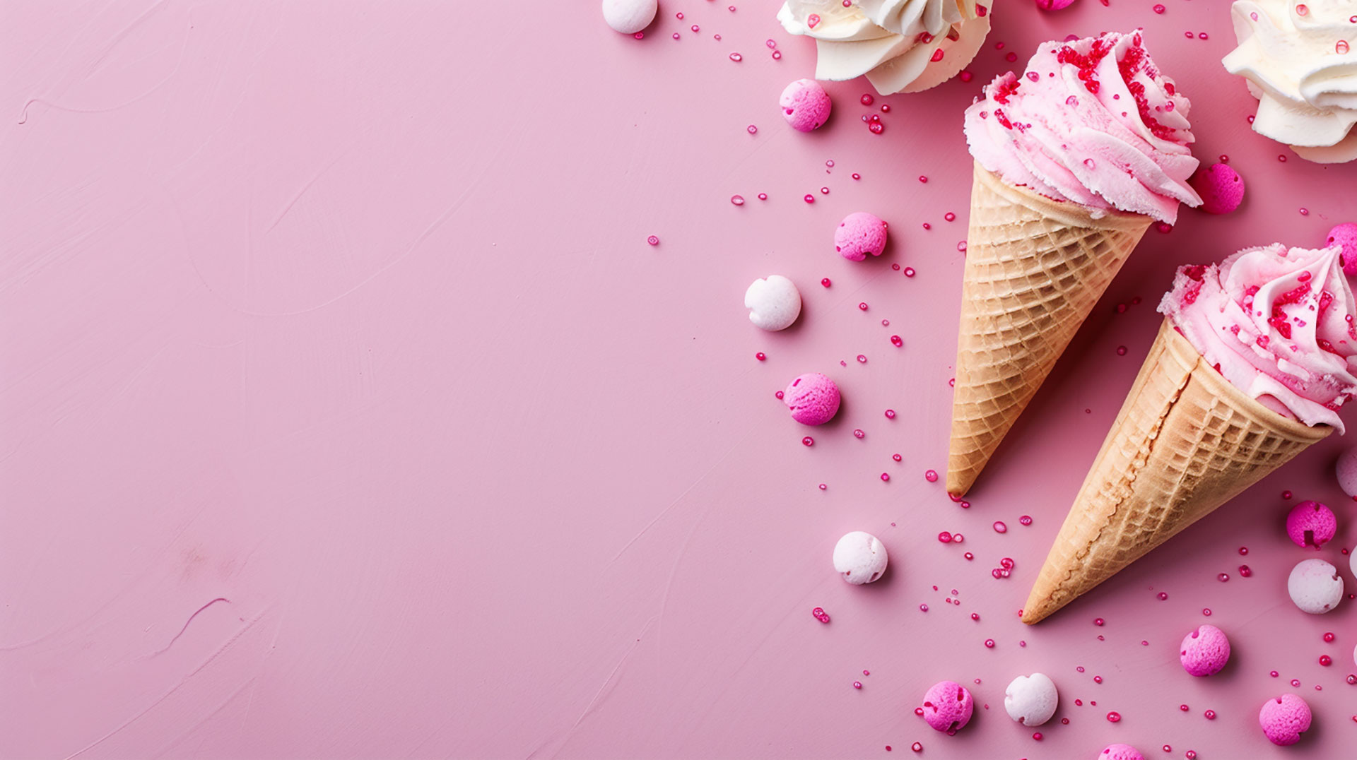 Sweet Surprises: Ice Cream Food Background Collection