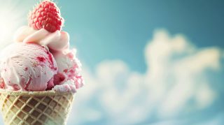 Tasty Treats: Ice Cream Food Background Feast