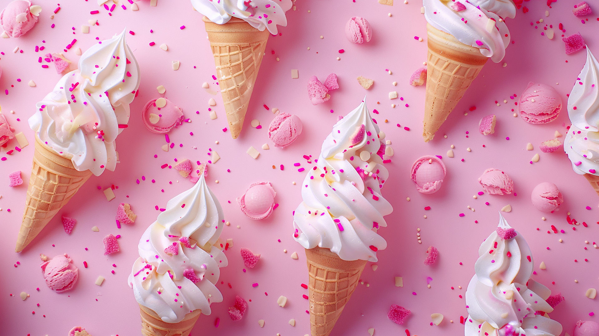 Pastel Paradise: Aesthetic Ice Cream Wallpaper Collection