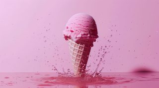 Scoop of Happiness: Aesthetic Ice Cream Desktop Backgrounds