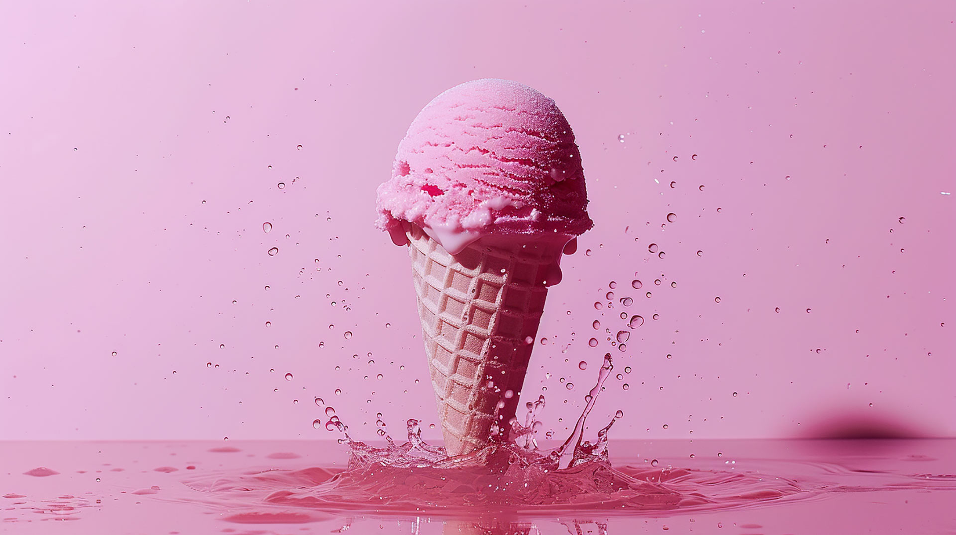 Scoop of Happiness: Aesthetic Ice Cream Desktop Backgrounds