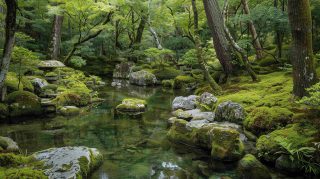 Rustic Charm of Japanese Gardens