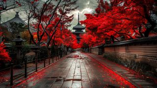 Calm and Serene Japanese Garden