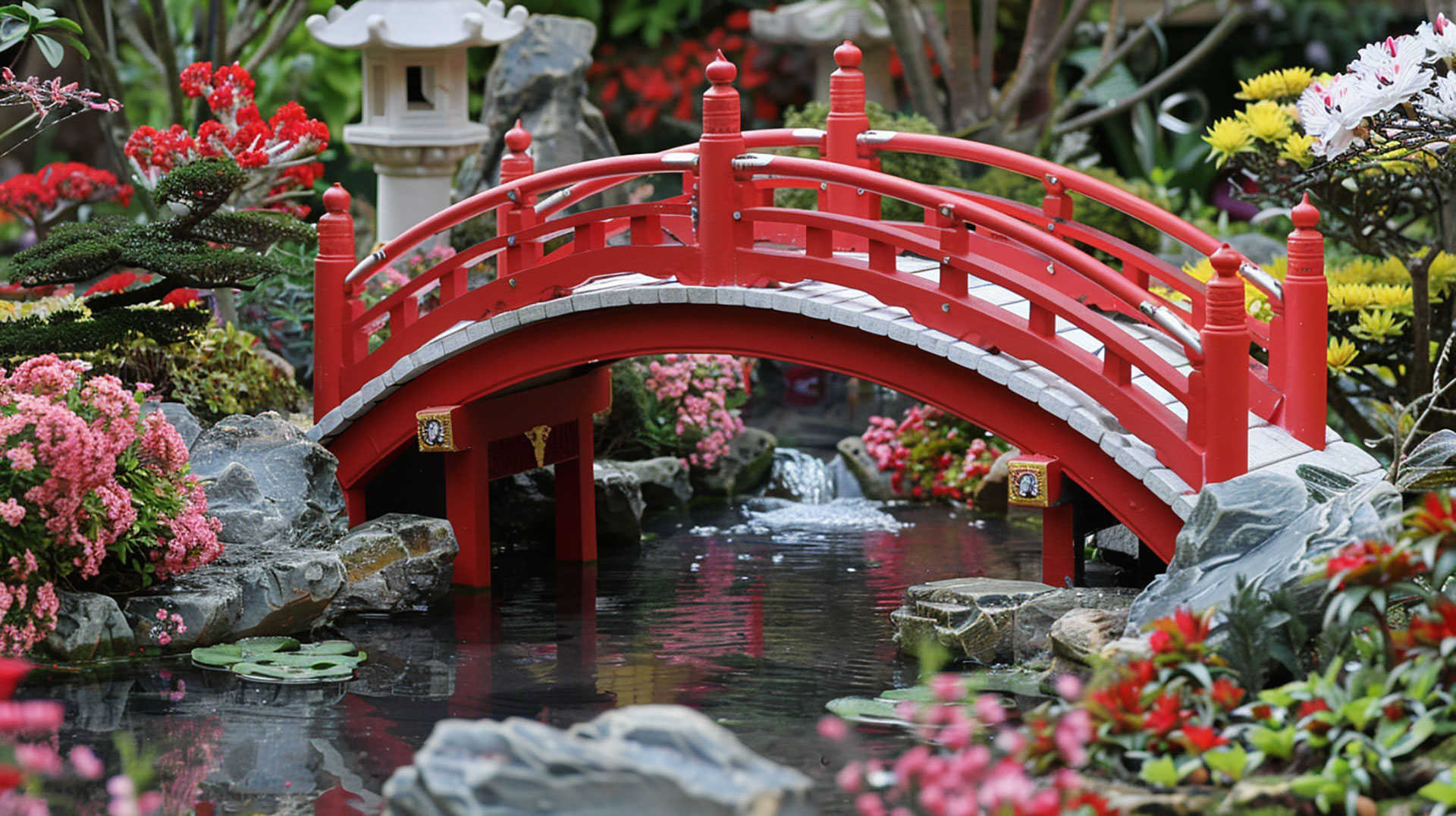 Zen Meditation in Japanese Garden