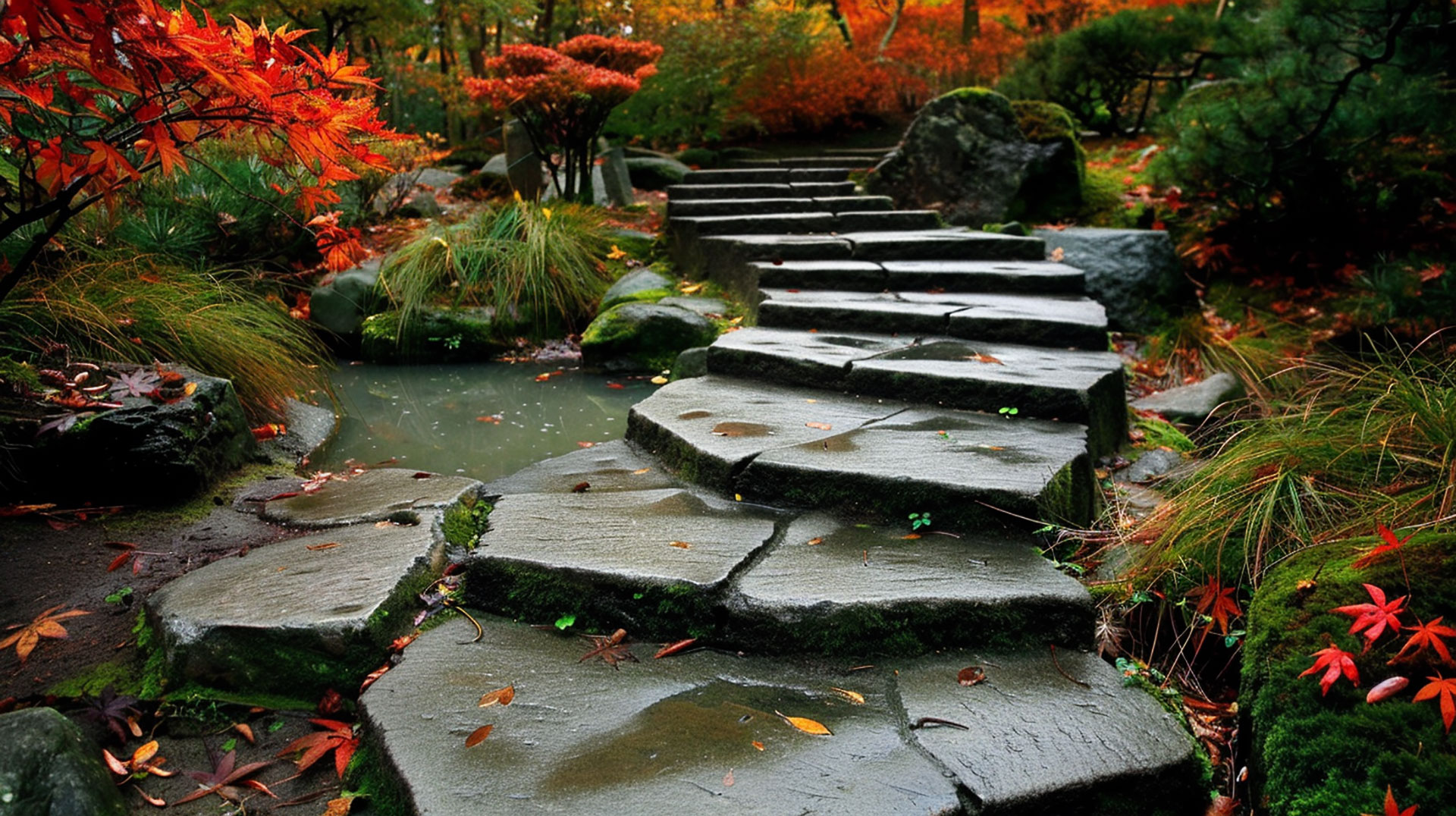 Japanese Garden in Bloom