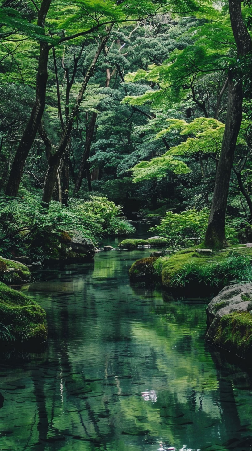 Japanese Garden Koi Pond Bliss