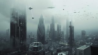 Cybernetic Capital: London 2050 Wallpaper HD