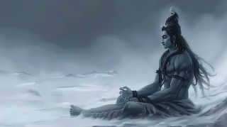 Lord Shiva Mahadeva Meditation: HD Digital Wallpaper