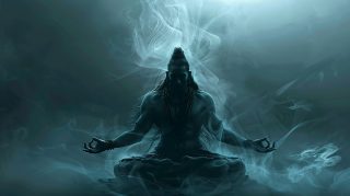 Peaceful Lord Shiva Mahadeva Meditation: 4K Background