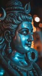 Peaceful Lord Shiva: Digital Background for Android